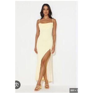 Hello Molly Yellow Maxi Dress